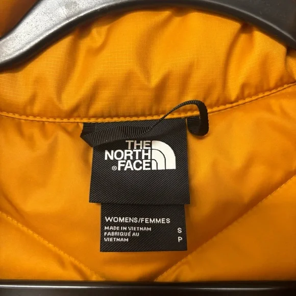 NWT The North Face Womens Alpz 2.0 Down Vest SMALL Citrine Yellow Orange Pumpkin - Picture 7 of 16